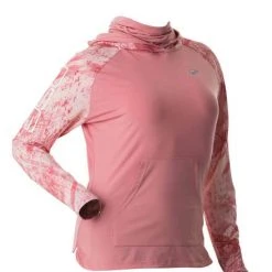 DSG Nora Realtree Fishing® Pattern Hooded Fishing Shirt - UPF 50+ - Salmon, Navy Or Aqua