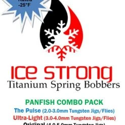 Ice Strong Outdoors Ice Strong Titanium Spring Bobber 3-Pack Panfish Combo