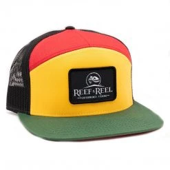 Reef & Reel 7 Panel Flat Bill Trucker Hat Fancy-Ladies Only!