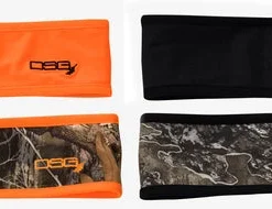 Fancy-Ladies Only! DSG Reversible Headband - Blaze Orange/Realtree Edge Or Black/Realtree Excape