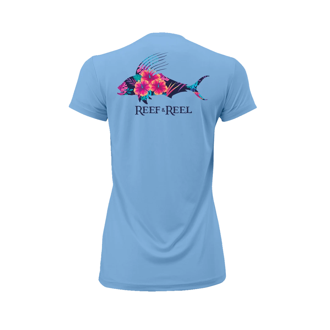 Fancy-Ladies Only! Reef & Reel Women's Roosterfish Performance SS Shirt 9 Fancy-Ladies Only! Reef & Reel Women's Roosterfish Performance SS Shirt