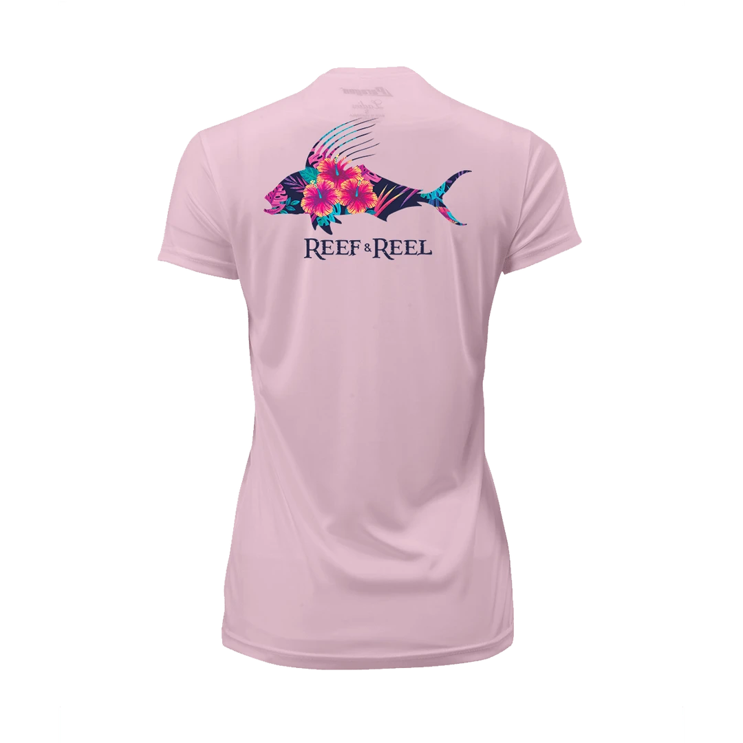 Fancy-Ladies Only! Reef & Reel Women's Roosterfish Performance SS Shirt 4 Fancy-Ladies Only! Reef & Reel Women's Roosterfish Performance SS Shirt