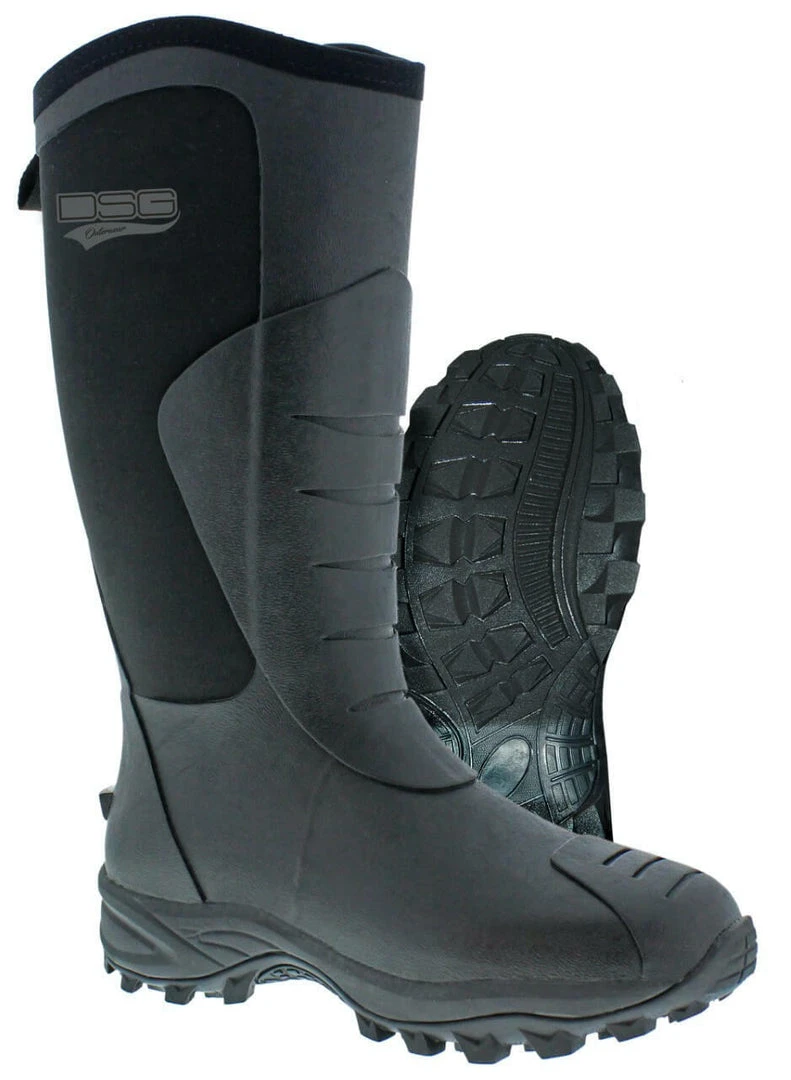 DSG Rubber Boot Insulated - Black - 1200 Grams Fancy-Ladies Only! 3 DSG Rubber Boot Insulated - Black - 1200 Grams Fancy-Ladies Only!