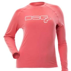 DSG Solid Shirt - UPF 50+ - Salmon, Aqua, Sea Blue, Rose Or Slate Fancy-Ladies Only!
