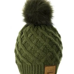 DSG Solid Pom Beanie - Black, Olive, Maroon