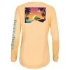 Fancy-Ladies Only! Reef & Reel Women's Sunset Rooster Performance LS Shirt