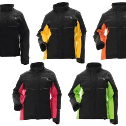 Fancy-Ladies Only! DSG Trail Jacket - Black, Black/Pineapple, Black/Tangerine, Black/Watermelon Or Black/Green Apple