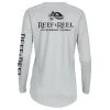 Reef & Reel Women's Floating Fish Back Women's Performance LS Shirt