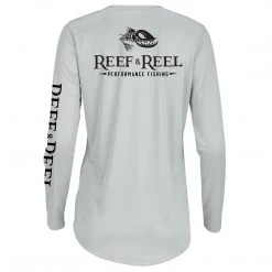 Reef & Reel Women's Floating Fish Back Women's Performance LS Shirt 18 Reef & Reel Women's Floating Fish Back Women's Performance LS Shirt