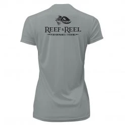 Fancy-Ladies Only! Reef & Reel Women's Floating Fish Back Performance SS Shirt