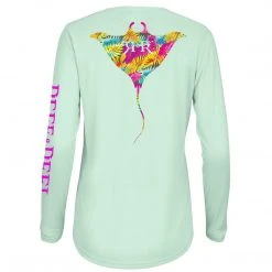 Reef & Reel Women's Manta Ray Performance LS Shirt Fancy-Ladies Only! 10 Reef & Reel Women's Manta Ray Performance LS Shirt Fancy-Ladies Only!
