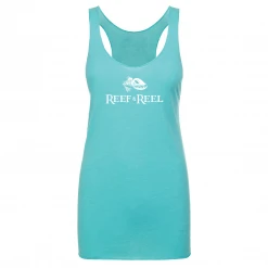 Fancy-Ladies Only! Reef & Reel Women's Floating Fish Jersey Tank Top