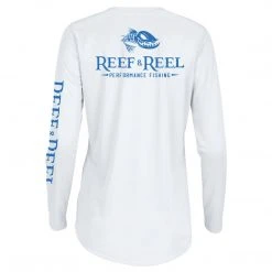 Reef & Reel Women's Floating Fish Back Women's Performance LS Shirt 25 Reef & Reel Women's Floating Fish Back Women's Performance LS Shirt
