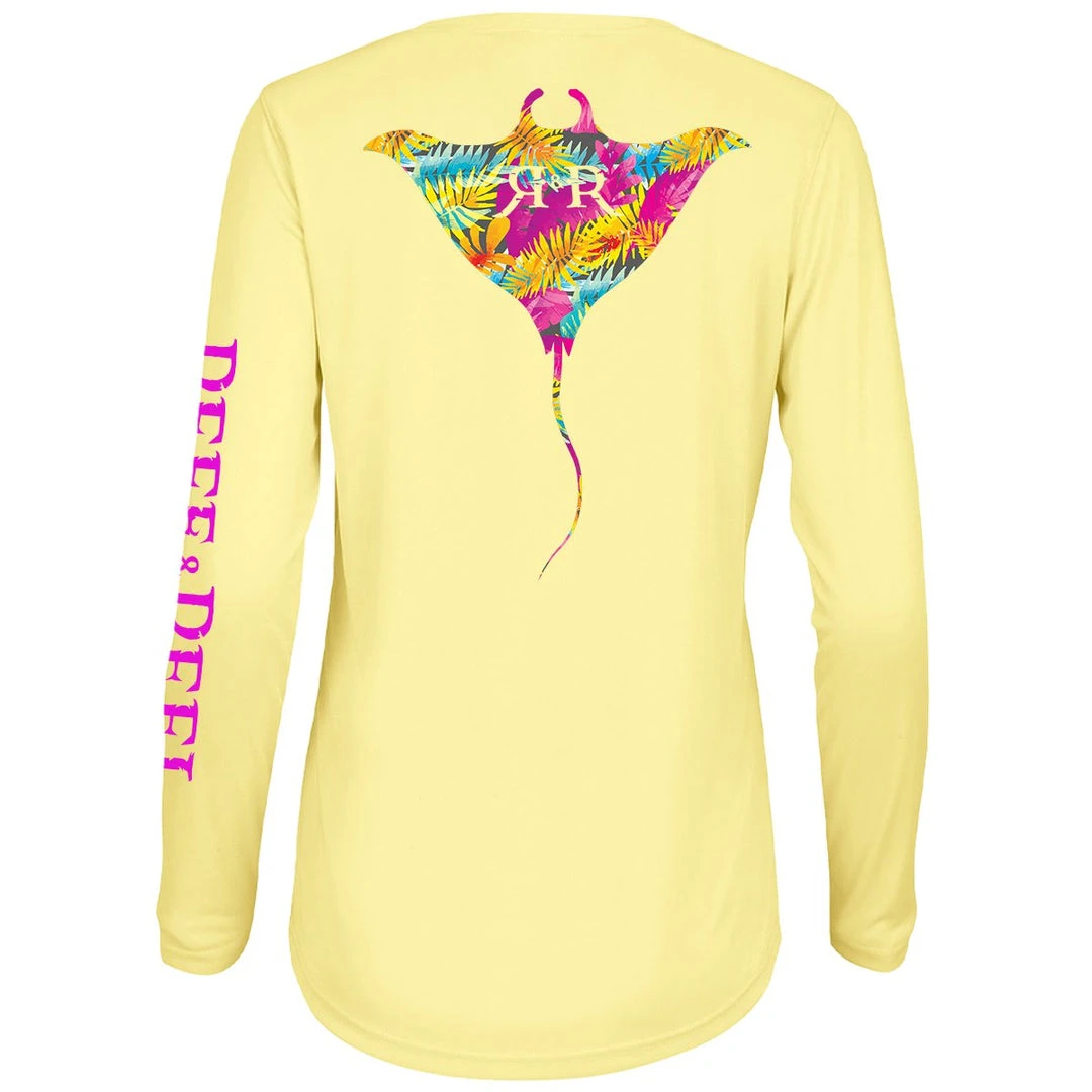 Reef & Reel Women's Manta Ray Performance LS Shirt Fancy-Ladies Only! 4 Reef & Reel Women's Manta Ray Performance LS Shirt Fancy-Ladies Only!